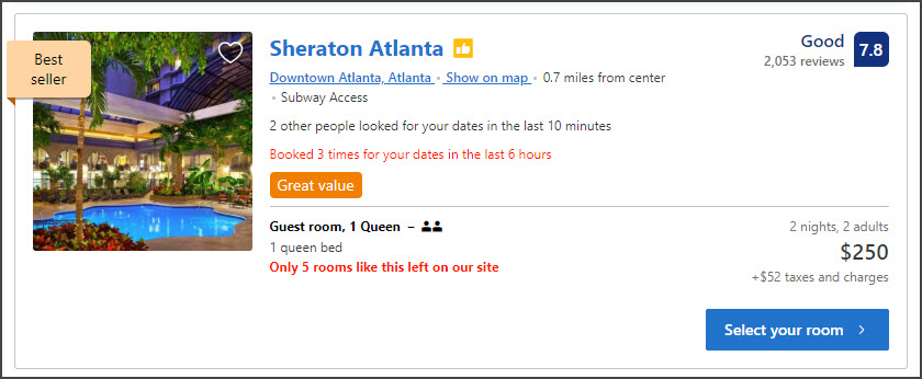 Booking.com screenshot